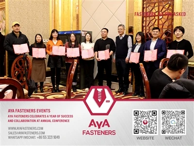 AYA FASTENERS EVENEMENTEN|AYA Fasteners viert een jaar van succes en samenwer...